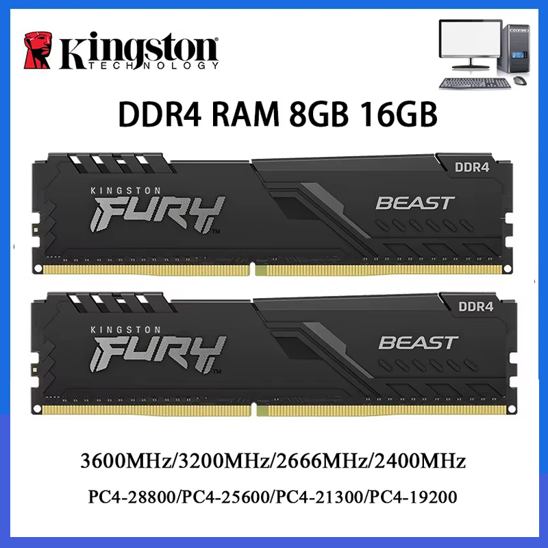 Ddr4 3200 16Gb - Mémoire DDR4 Kingston BEAST RAM 3200MHz