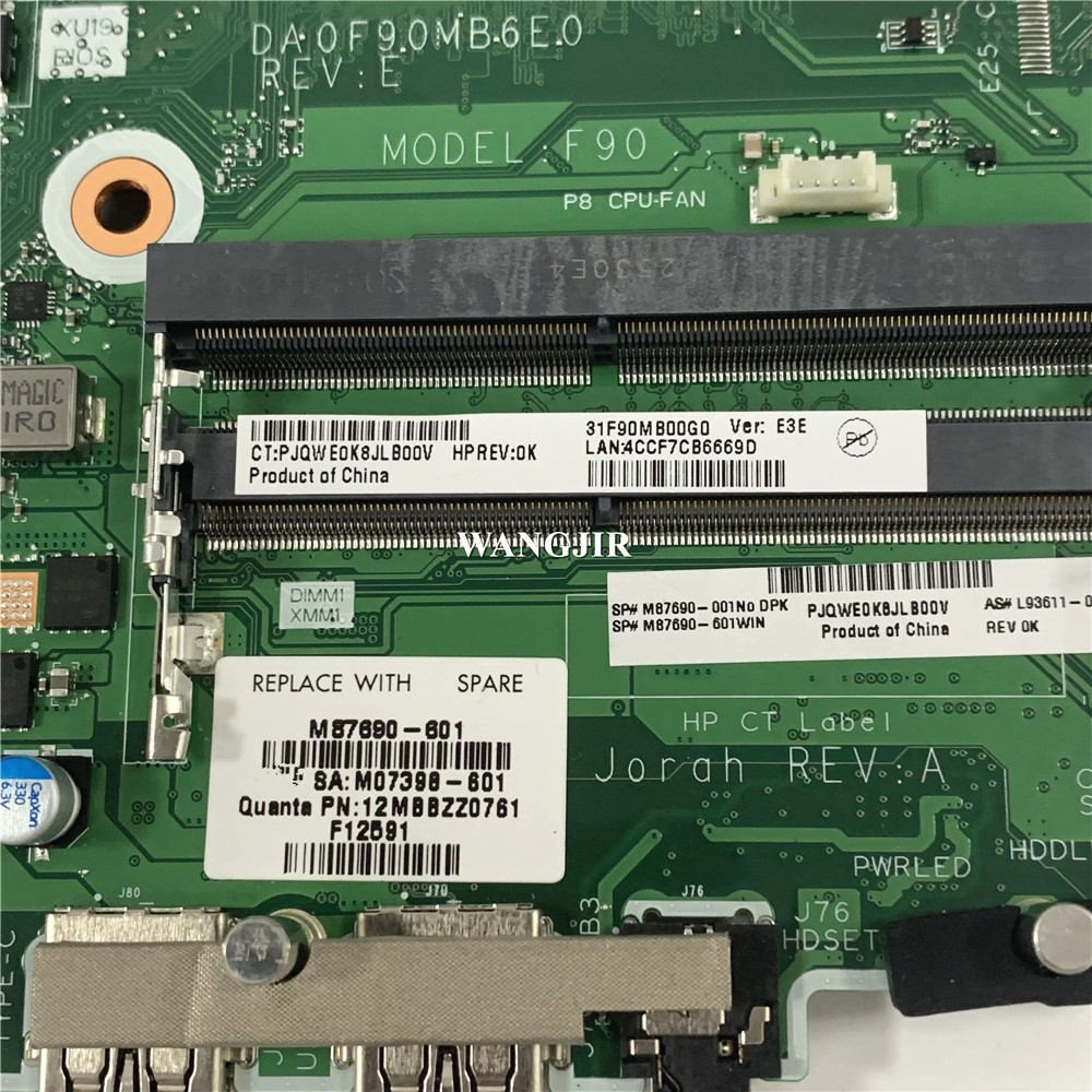 F90, carte mère pour HP 260 G4 - Ddr4 16Gb avis et prix
