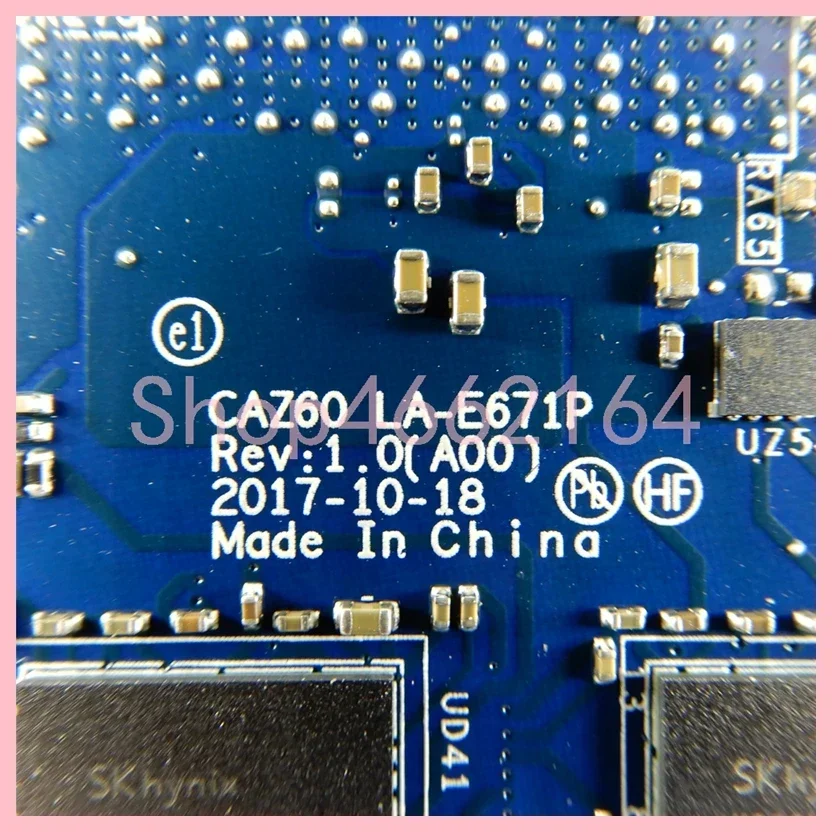 LA-E671P avec i5-8250U i7-8550 - Ddr4 8Gb avis et prix