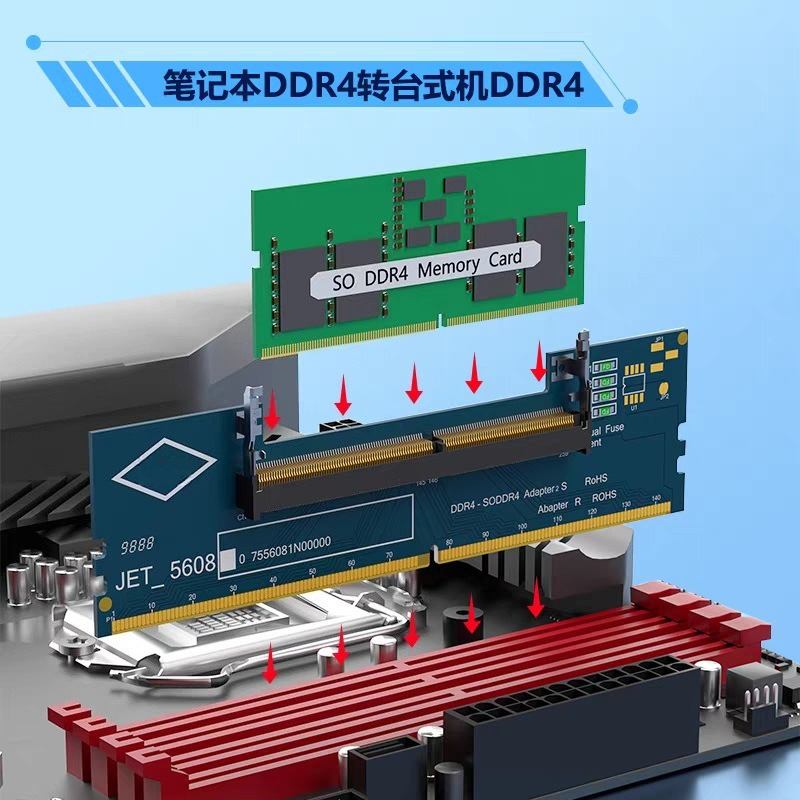 Carte adaptateur DDR3 DDR4 DDR - Ddr4 Laptop Ram avis et prix