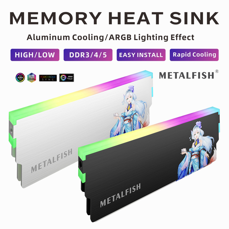 METALFISH DRAM dissipateur the - Ddr4 Desktop Ram avis et prix
