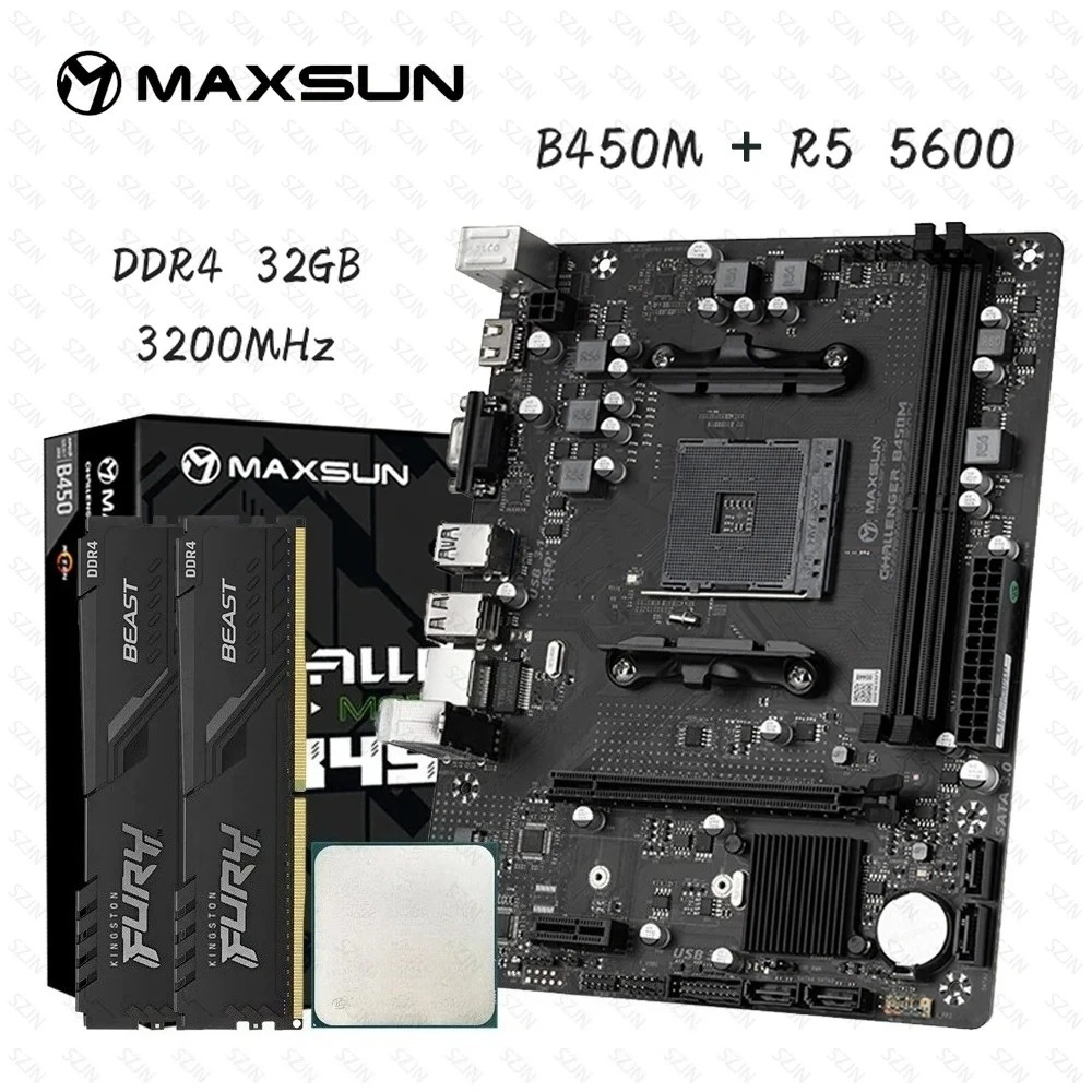 Kit de jeu Maxsun B450 : Carte - Ddr4 3200Mhz avis et prix